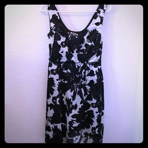 Floral Print A-Line Pleated Dress